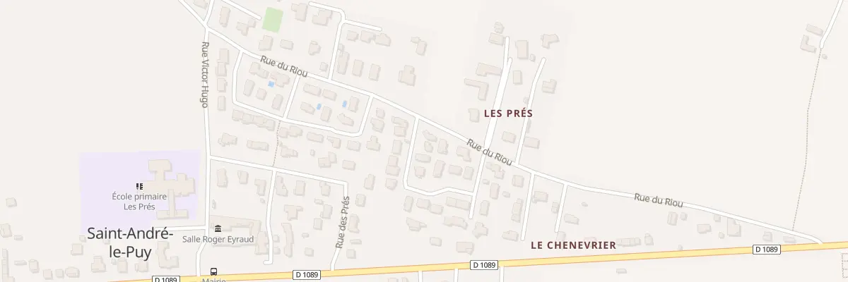 Plan du 274I Rue du Riou à Saint-André-le-Puy