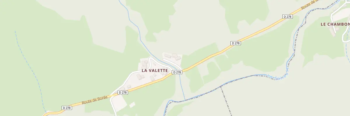 Plan du 5026 La Valette à Saint-Clément