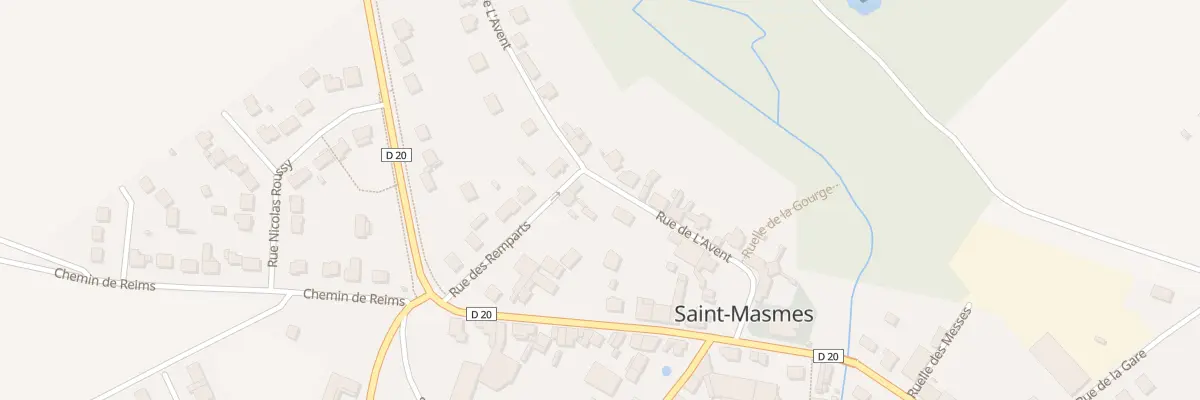 Plan du 1 Rue des Remparts à Saint-Masmes