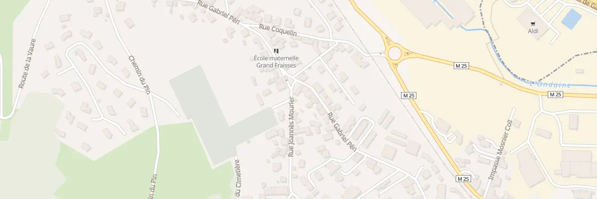 Plan du 33B Rue Gabriel Péri à Fraisses