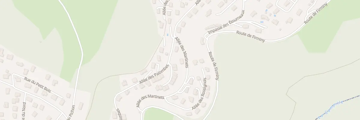 Plan du 1 All des Martinets à Saint-Ferréol-d’Auroure