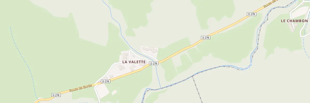 Plan du 5027 La Valette à Saint-Clément