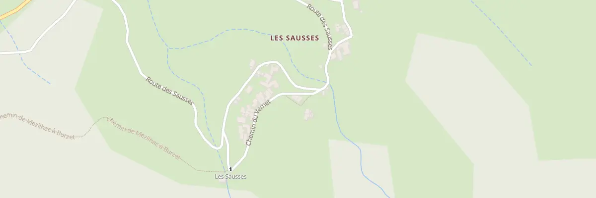 Plan du 5395B Sausses Haut à Burzet