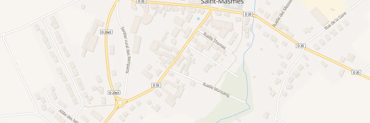 Plan du 11 Rue Saint Martin à Saint-Masmes