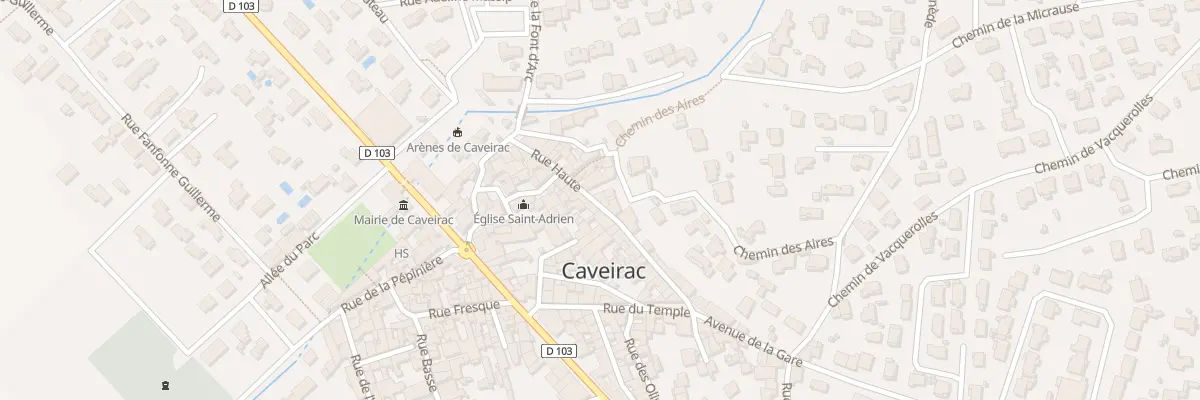 Plan du 13B Rue Haute à Caveirac