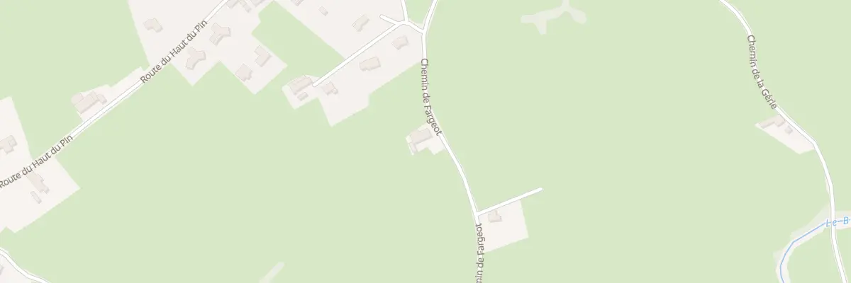 Plan du 398 Che de Fargeot à Tancon