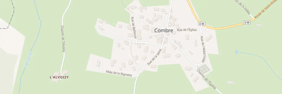 Plan du 73 Rue de la Mairie à Combre