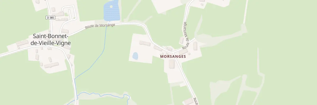 Plan du 5082 Morsanges à Saint-Bonnet-de-Vieille-Vigne
