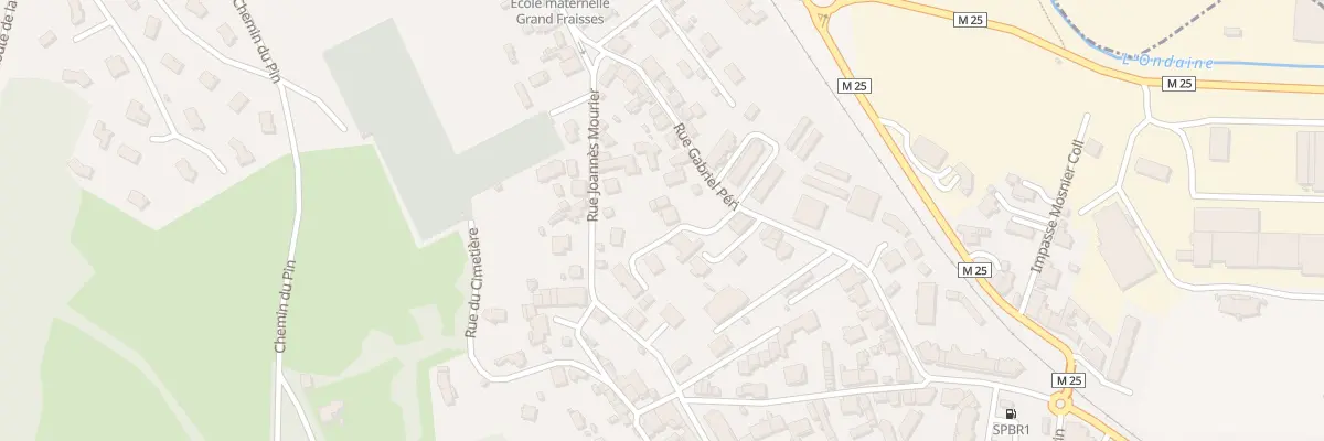 Plan du 2 All Clos Rulliere à Fraisses