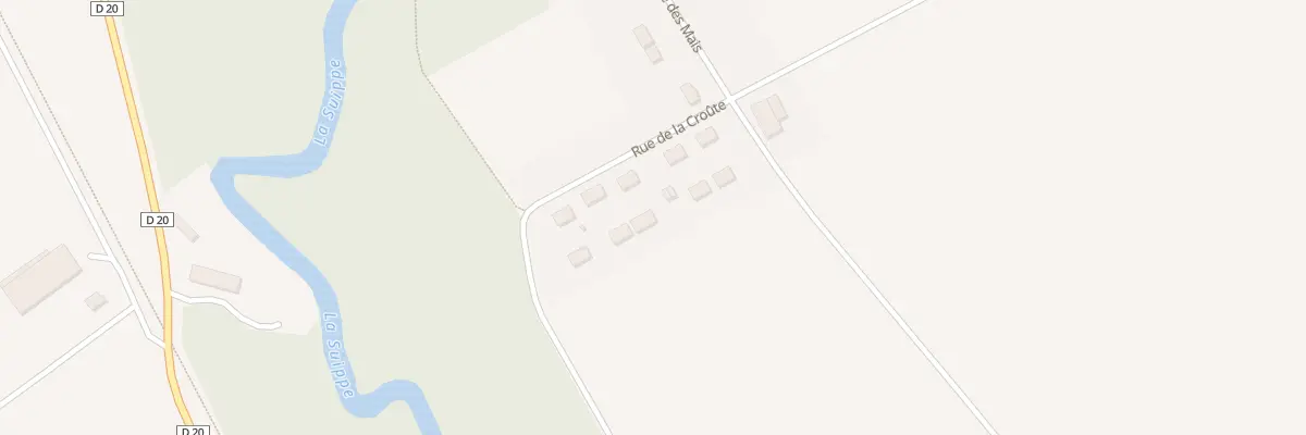 Plan du 11 Rue de la Croute à Heutrégiville