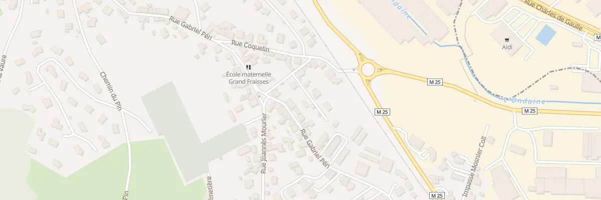 Plan du 14 Rue Gabriel Péri à Fraisses