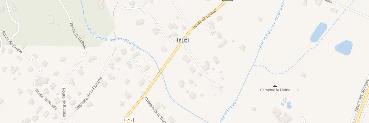 Plan du 230 Rte de Laurac à Rosières