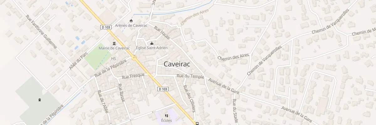 Plan du 14 Rue Haute à Caveirac