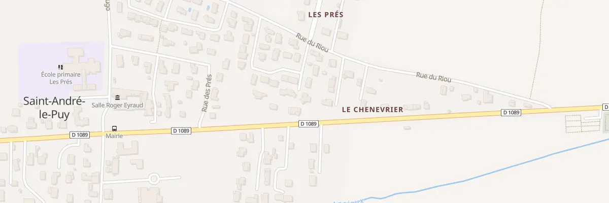 Plan du 274 Rue du Riou à Saint-André-le-Puy