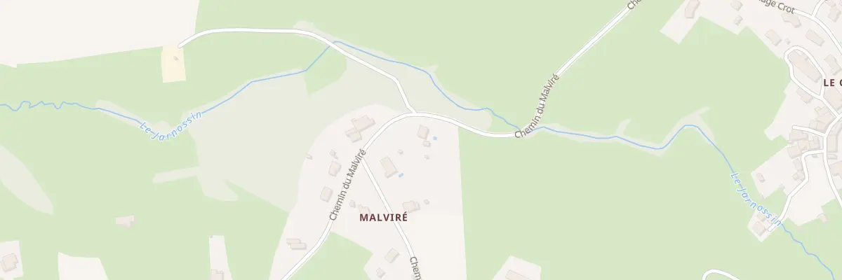 Plan du 429 Che du Malvire à Cuinzier
