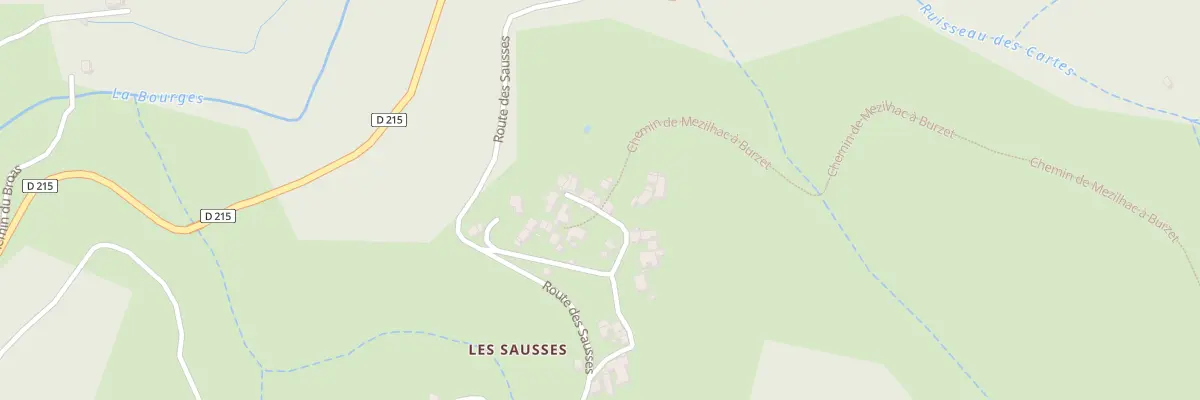 Plan du 5985 Sausses Haut à Burzet