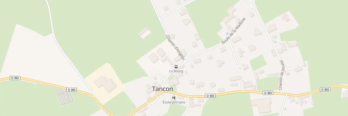 Plan du 91 Rte de la Madone à Tancon