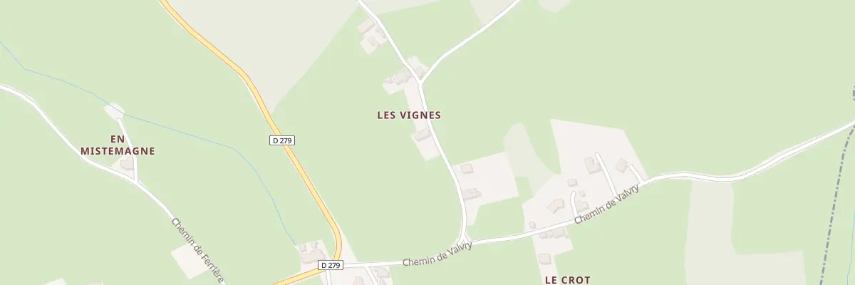 Plan du 5075 Sur les Vignes à Vareilles