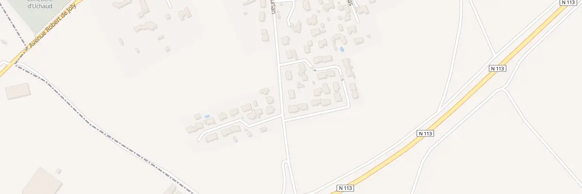 Plan du 19 Rue Pierre Aurian à Uchaud