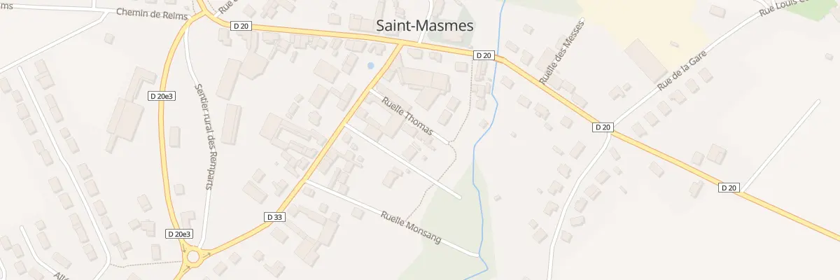 Plan du 9001 Rle Thomas à Saint-Masmes