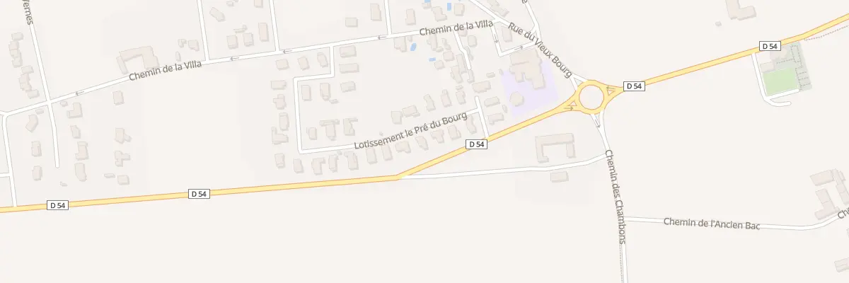 Plan du 11 Lot Le Pré du Bourg à Veauchette
