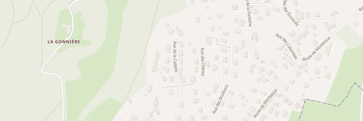 Plan du 6 Rue de la Colliere à Fraisses
