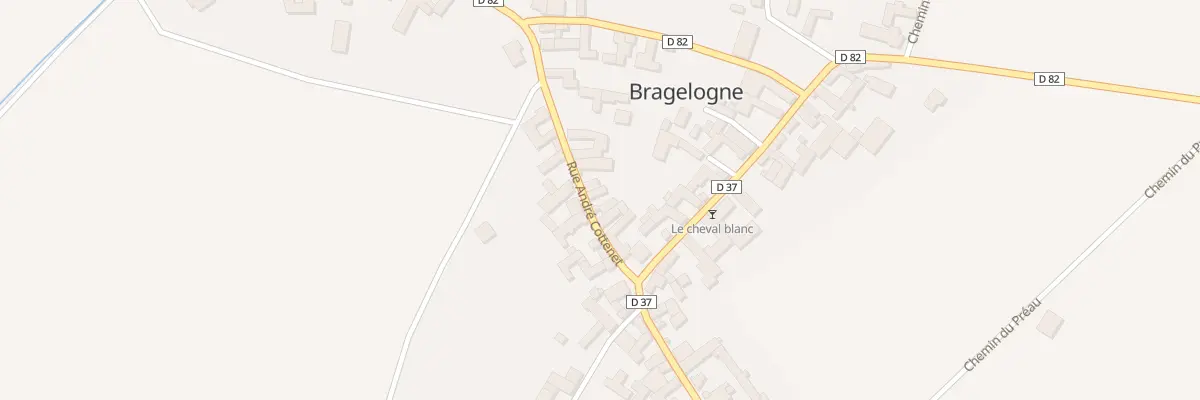Plan du 8 Rue Andre Cottenet à Bragelogne-Beauvoir