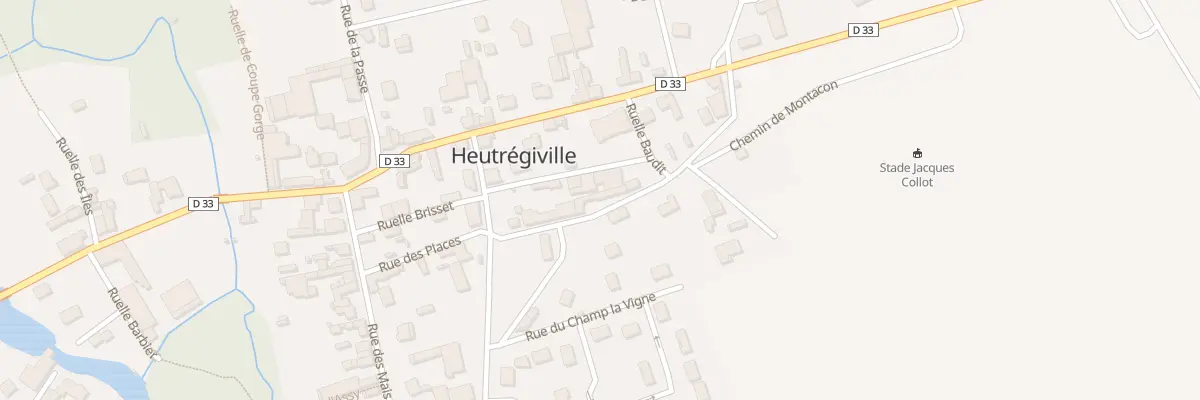Plan du 11 Rue des Places à Heutrégiville