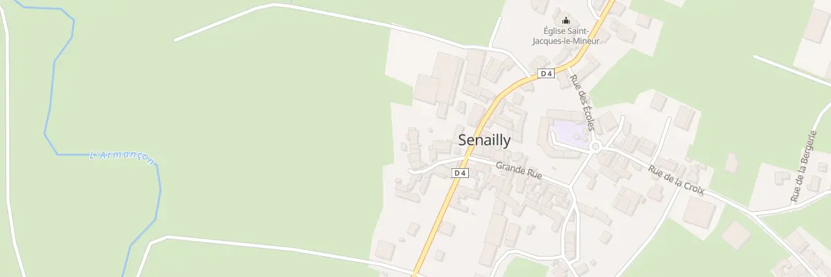 Plan du 8 Rue du Parc à Senailly