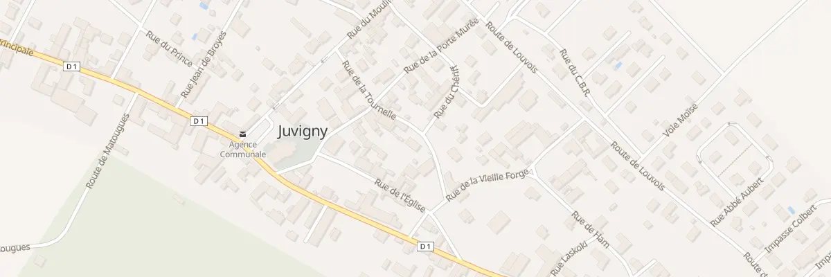 Plan du 6 Rue de la Tournelle à Juvigny