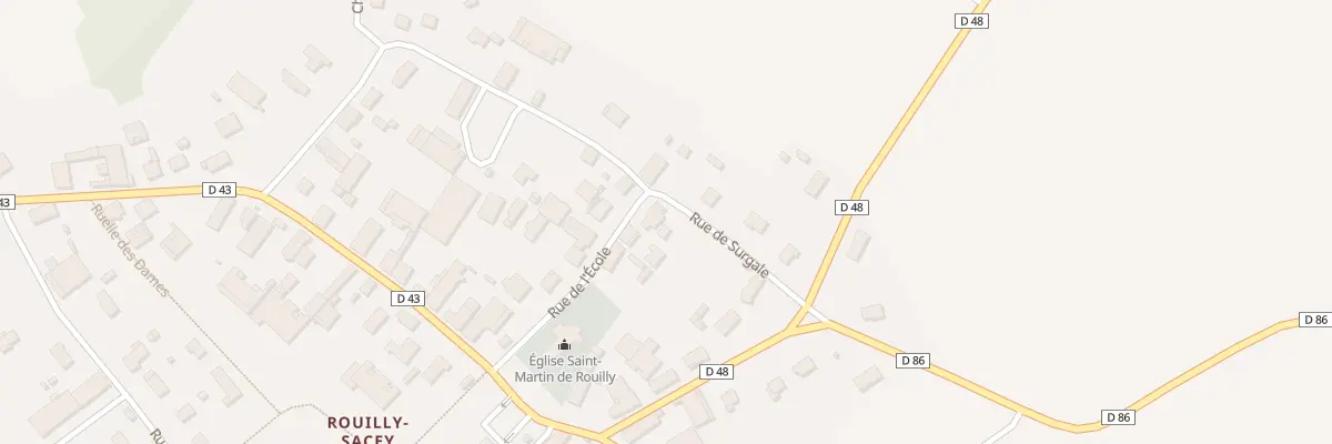 Plan du 6 Rue de l’Ecole à Rouilly-Sacey