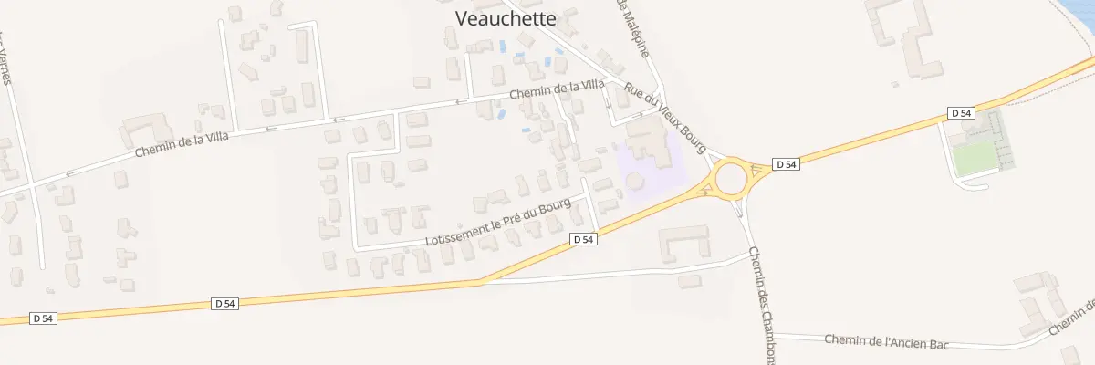 Plan du 5270 Lot Le Pré du Bourg à Veauchette