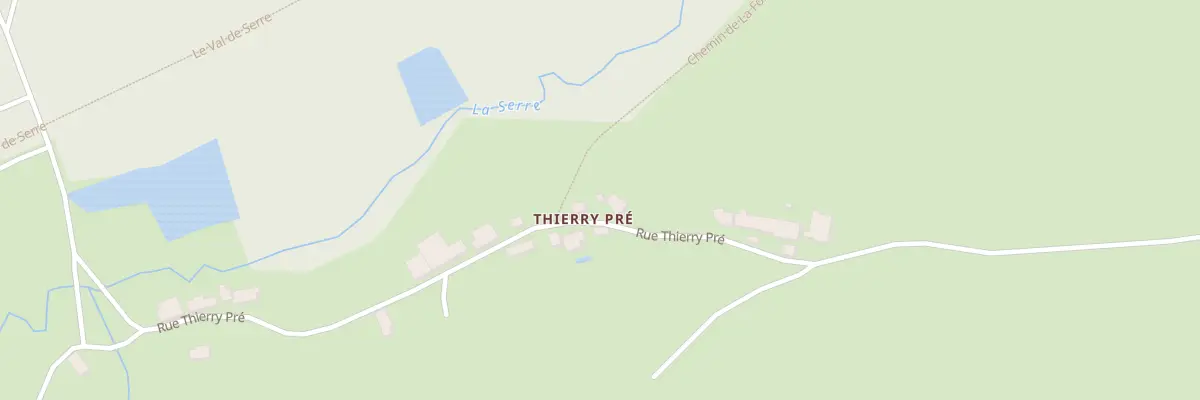 Plan du 5061 Thiery Pre au Fréty