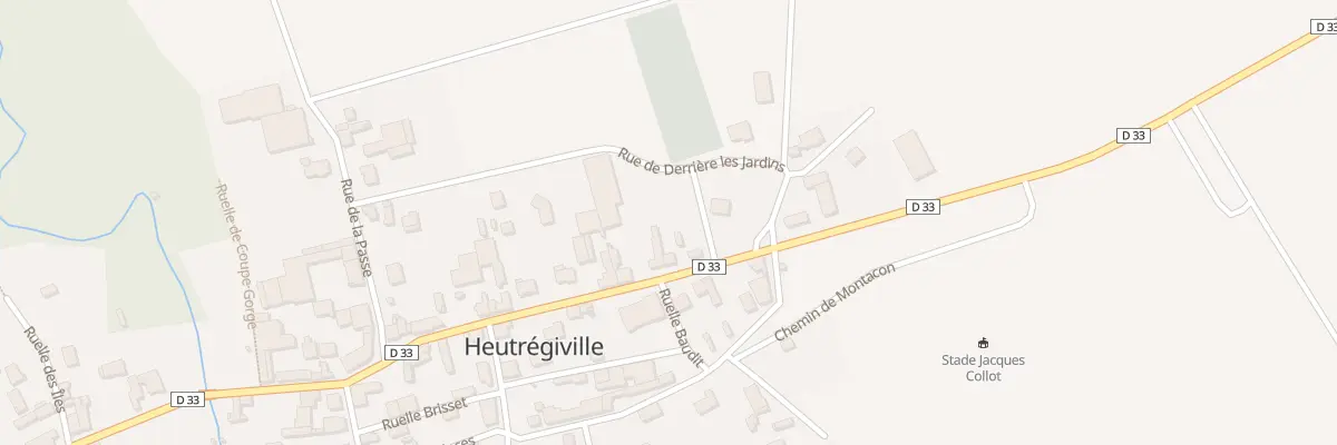 Plan du 37 Rue Grande Rue à Heutrégiville