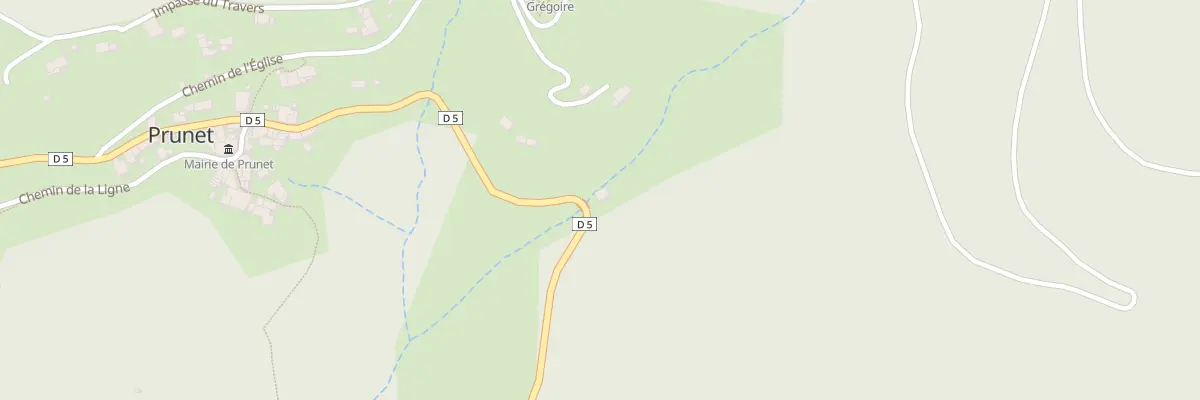 Plan du 5078 Le Travers à Prunet