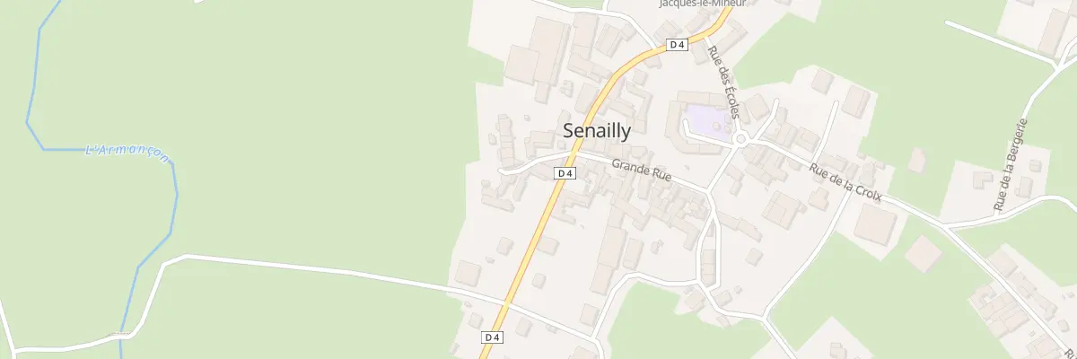 Plan du 24 Rue du Val d’Armançon à Senailly