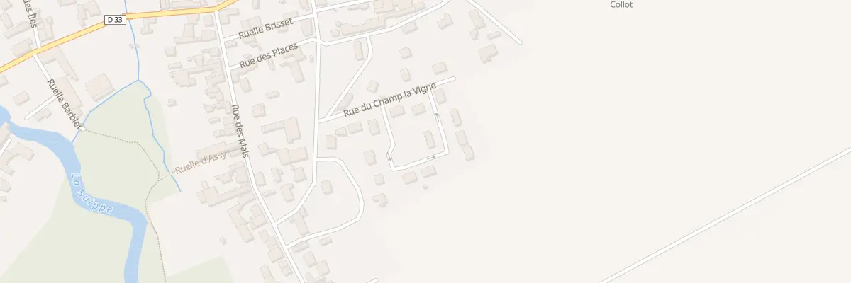 Plan du 2 Rue des Ardannes à Heutrégiville