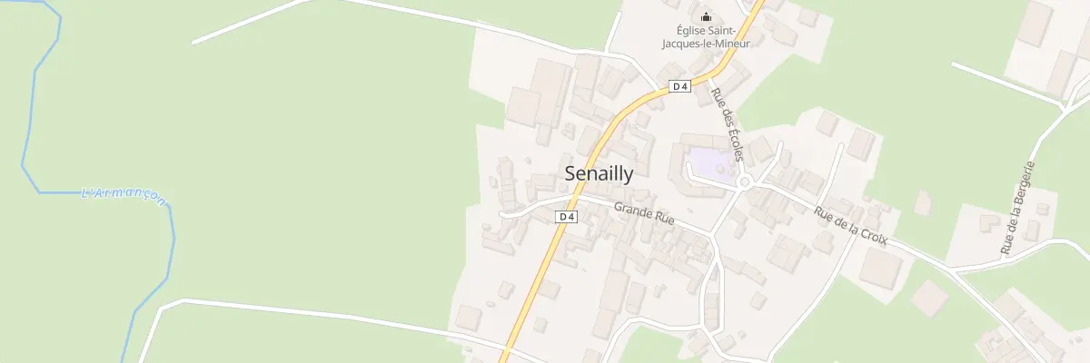 Plan du 2 Rue du Parc à Senailly