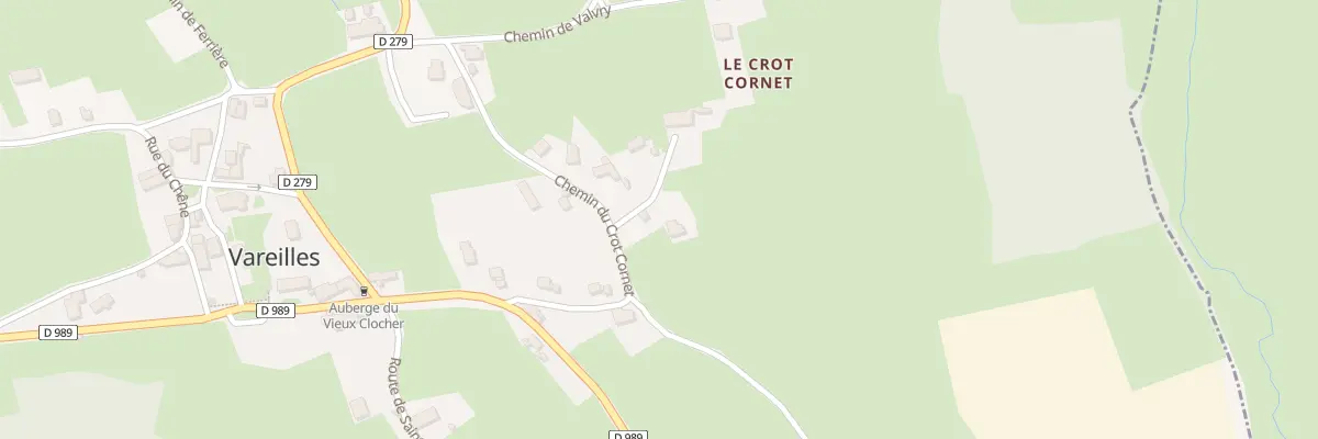 Plan du 5082 Crot Cornet à Vareilles