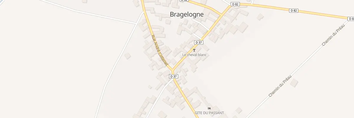 Plan du 3 Rue du Croc Cadot à Bragelogne-Beauvoir