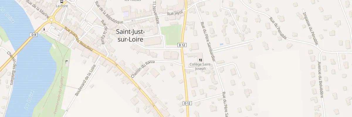 Plan du 16 Rue Jeanne d’Arc à Saint-Just-Saint-Rambert