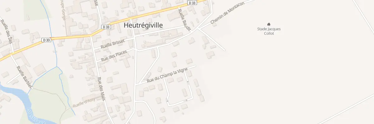 Plan du 4 Rue du Champ la Vigne à Heutrégiville