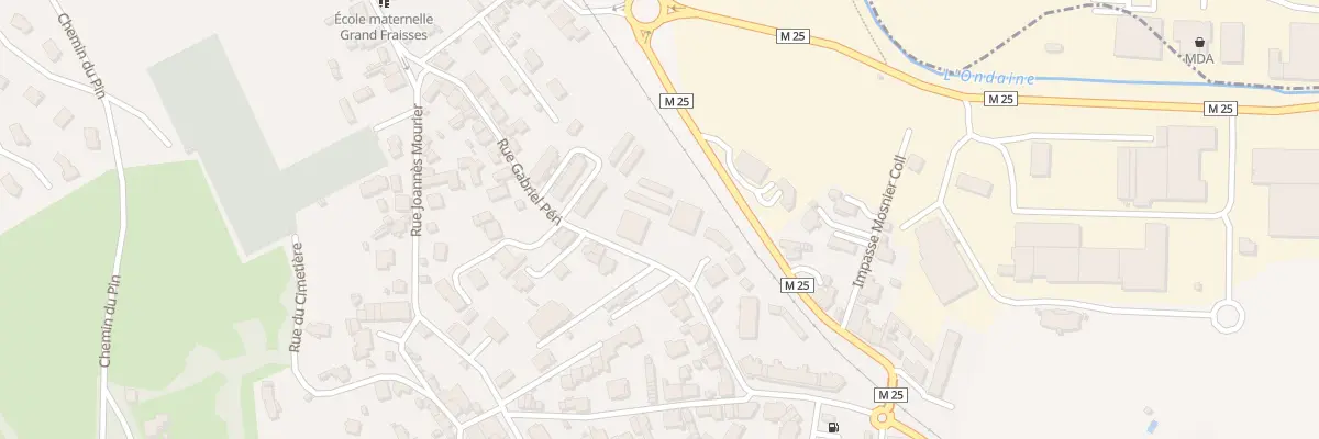 Plan du 8T Rue Gabriel Péri à Fraisses
