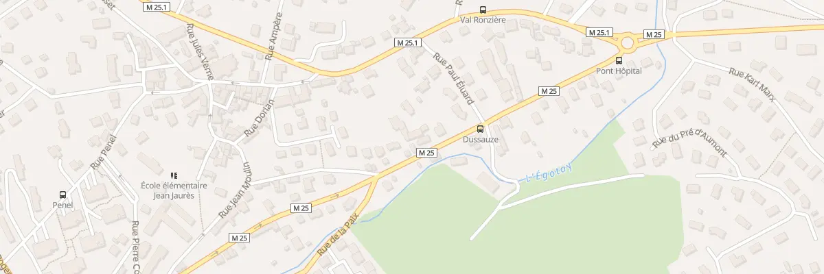 Plan du 43B Rue Joseph Dussauze à Unieux