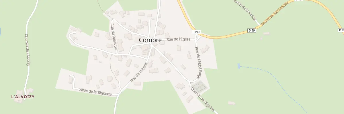 Plan du 79 Rue de l’Abbé Farge à Combre