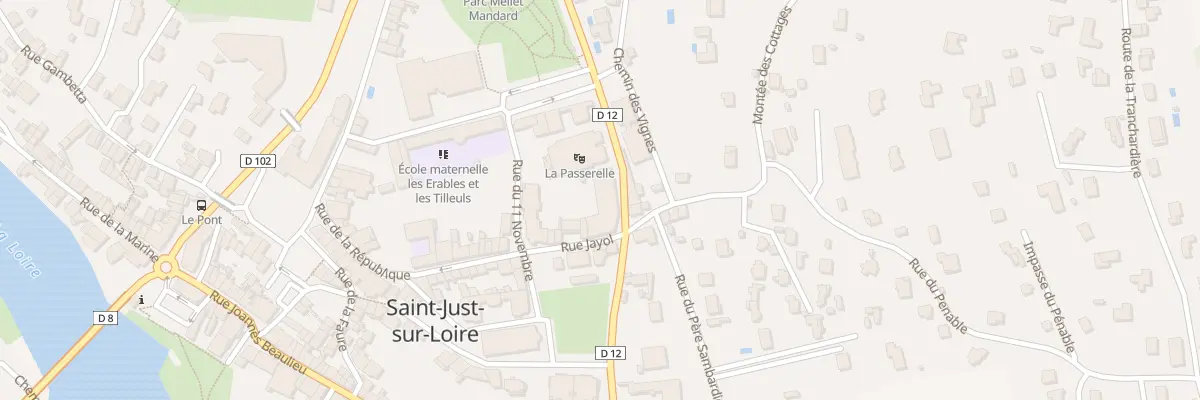 Plan du 33 Bd Pasteur à Saint-Just-Saint-Rambert