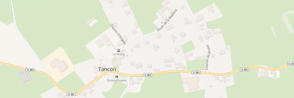 Plan du 174 Rte de la Madone à Tancon