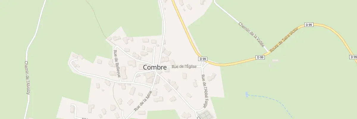 Plan du 47 Rue de l’Eglise à Combre