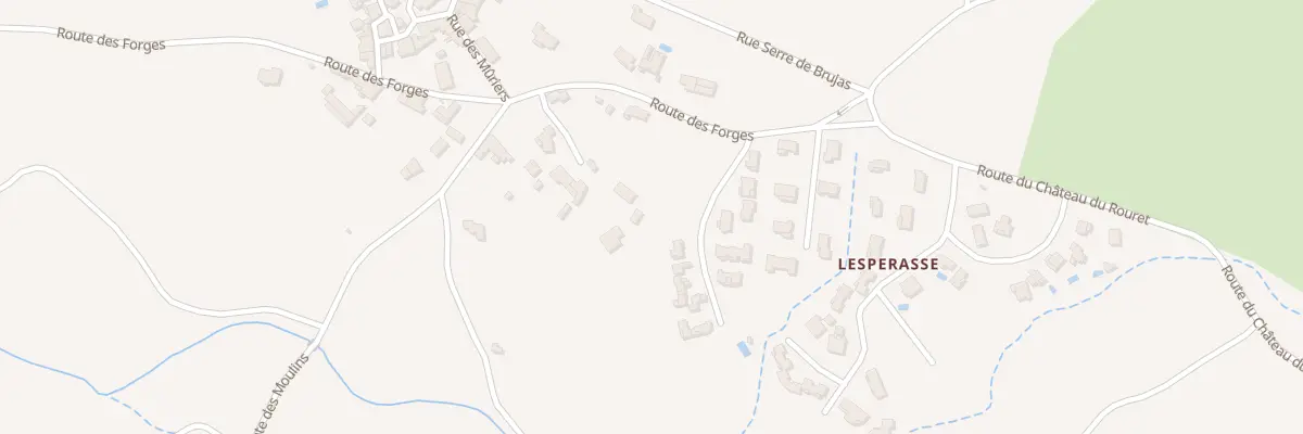 Plan du 99 Imp de la Croix à Grospierres