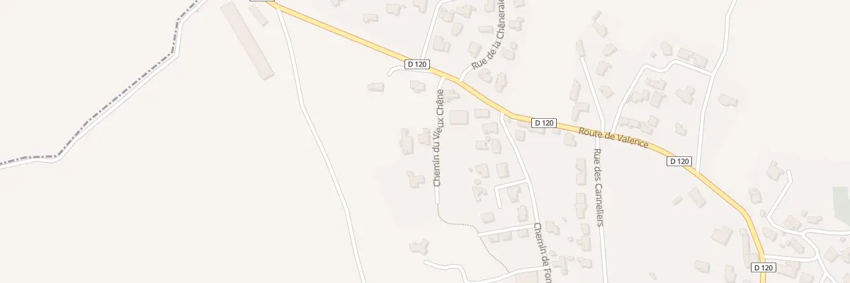 Plan du 7 Che du Vieux Chene à Saint-Dézéry